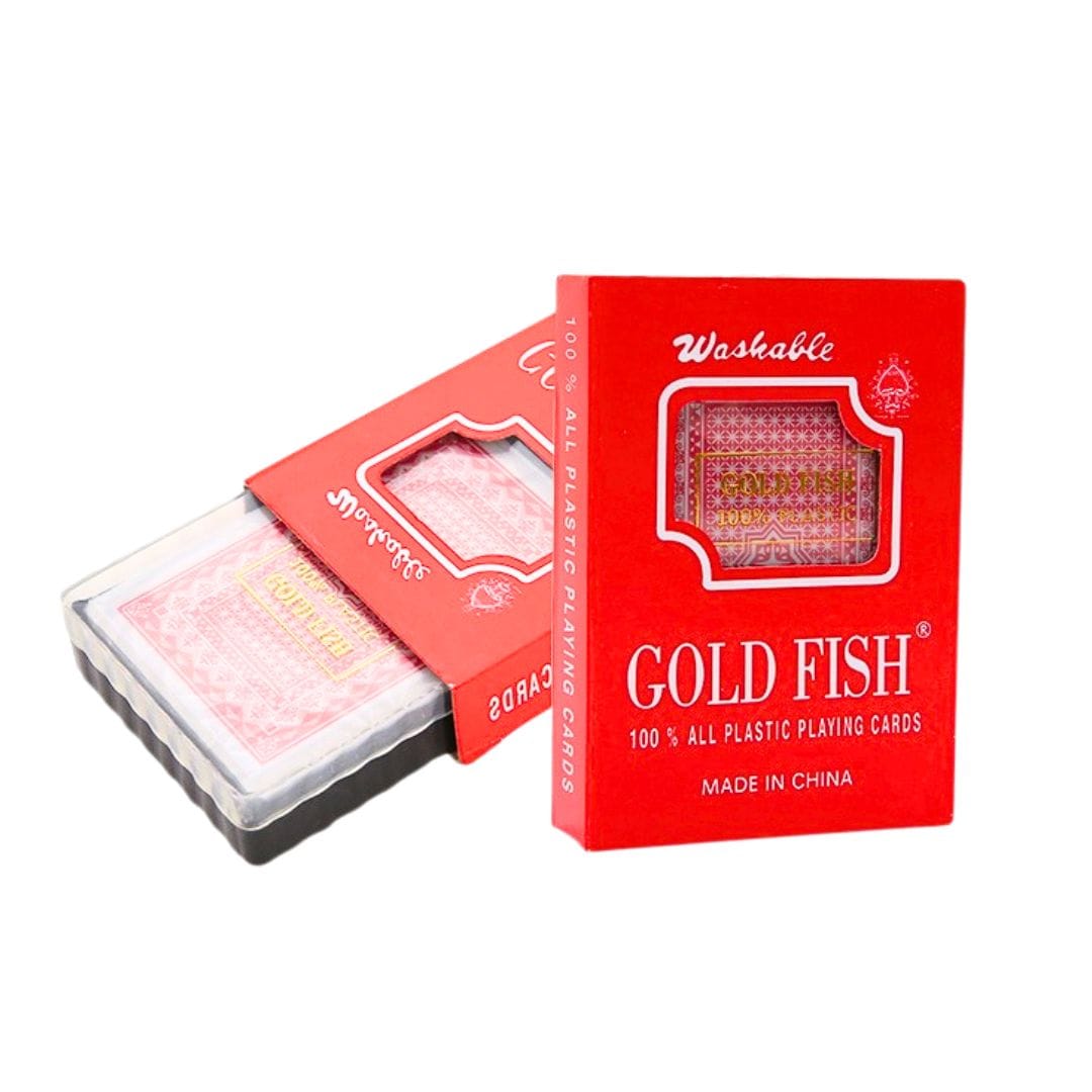 Gold Fish Plastic Playing Card- 12x9.5cm
