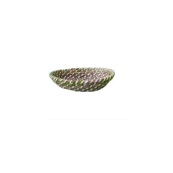 Small straw basket 20*20*6.5cm