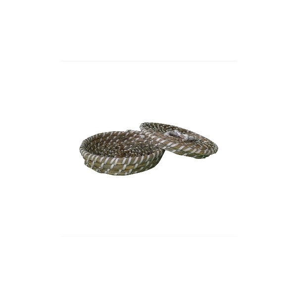 Small straw basket 22*7cm