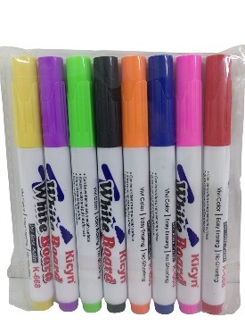 Kicyn White Board Pen Set 8 Colored