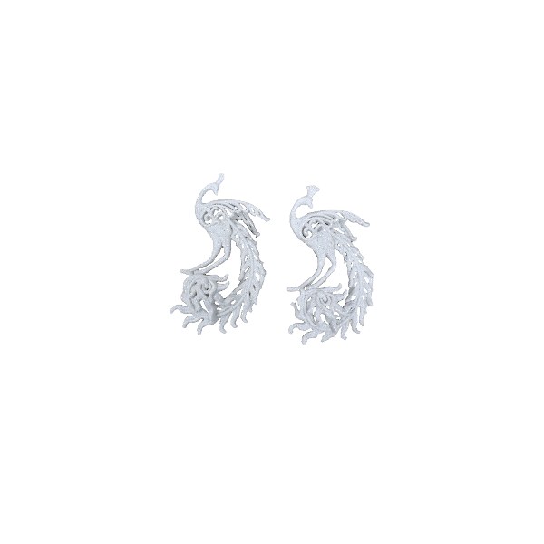 Plastic christmas decoration,13cm 2pcs