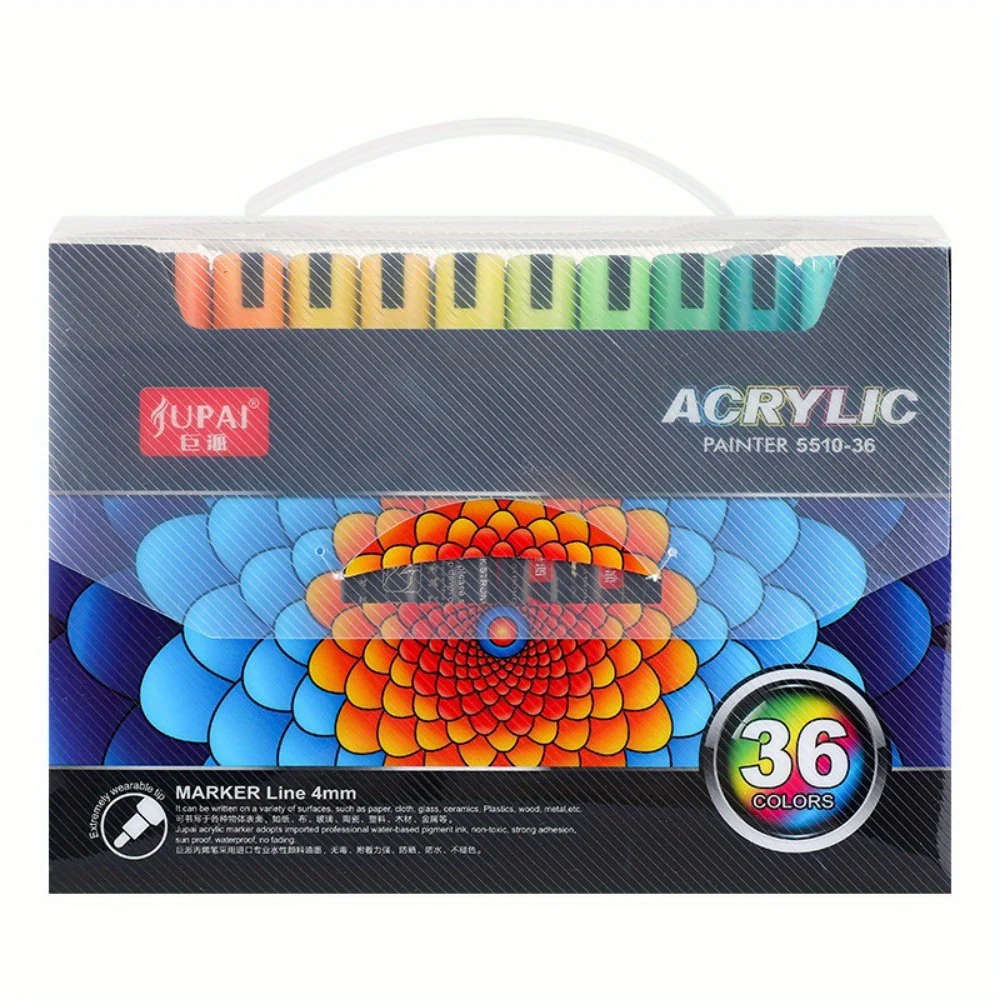 Acrylic Markers- 36 Pieces