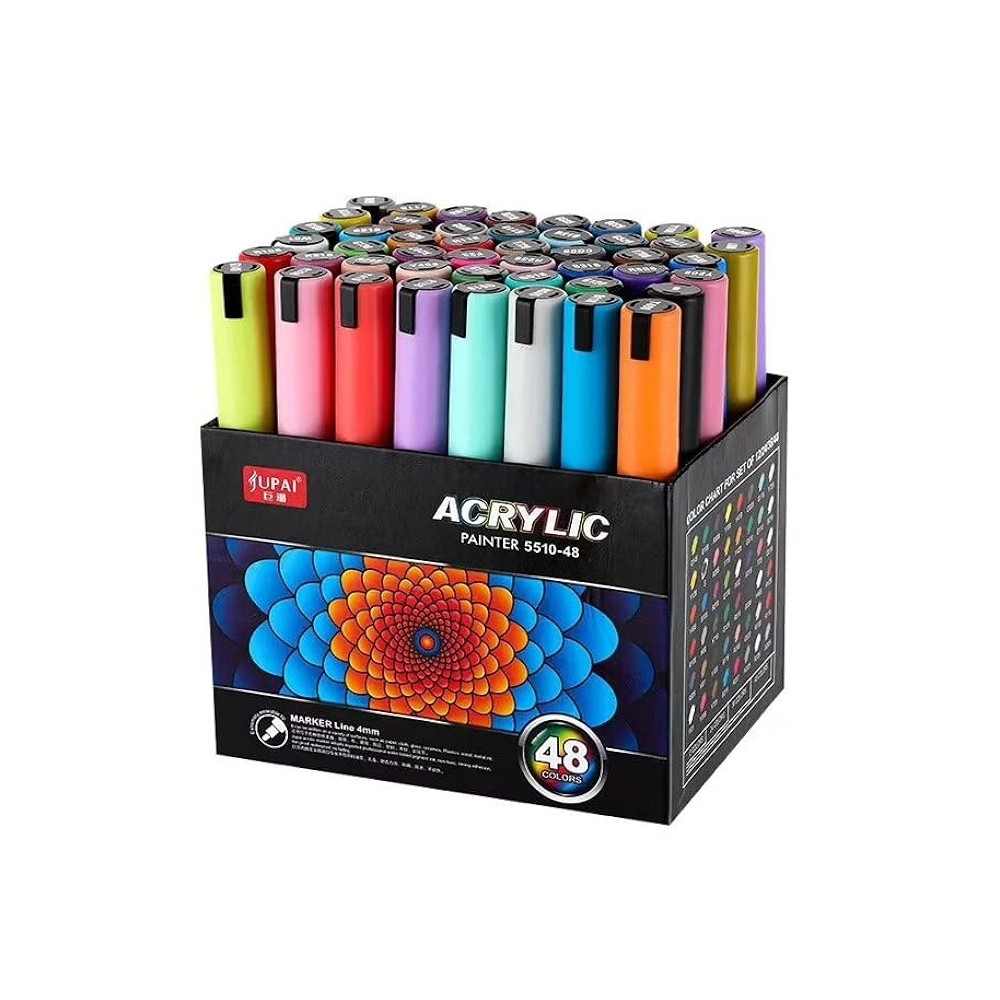 Acrylic Markers- 48 Pieces