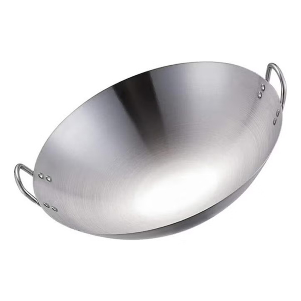 Stainless Steel Wok- 32cm