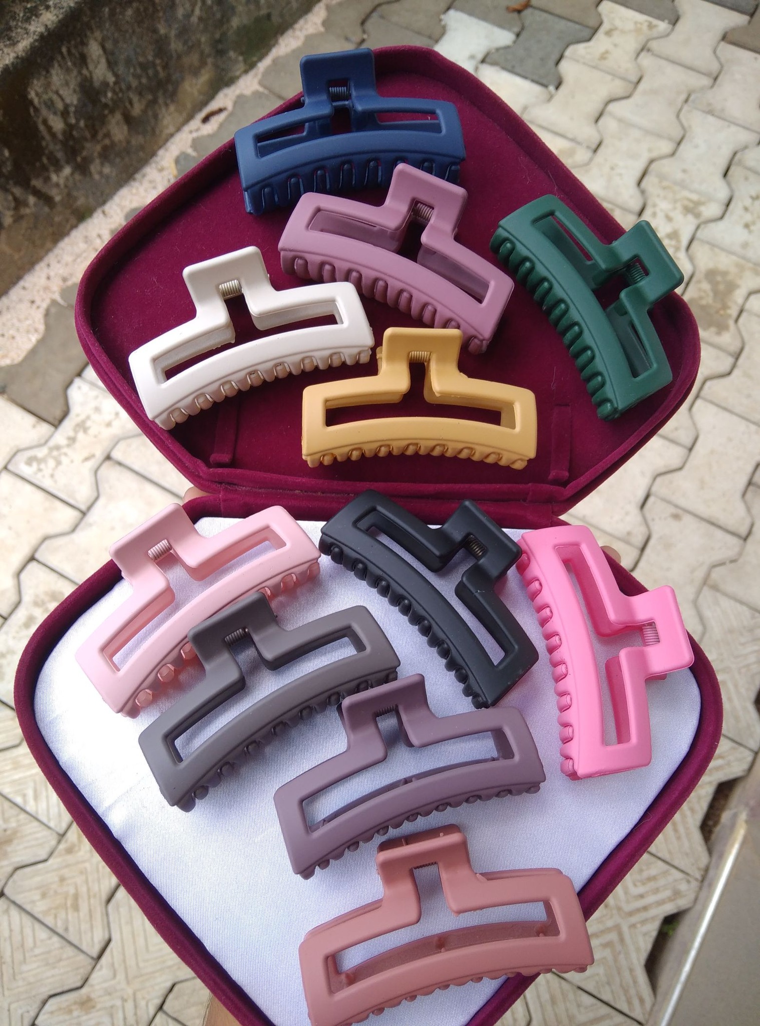 Plastic Claw Clips- 2 Pack 6 Pieces