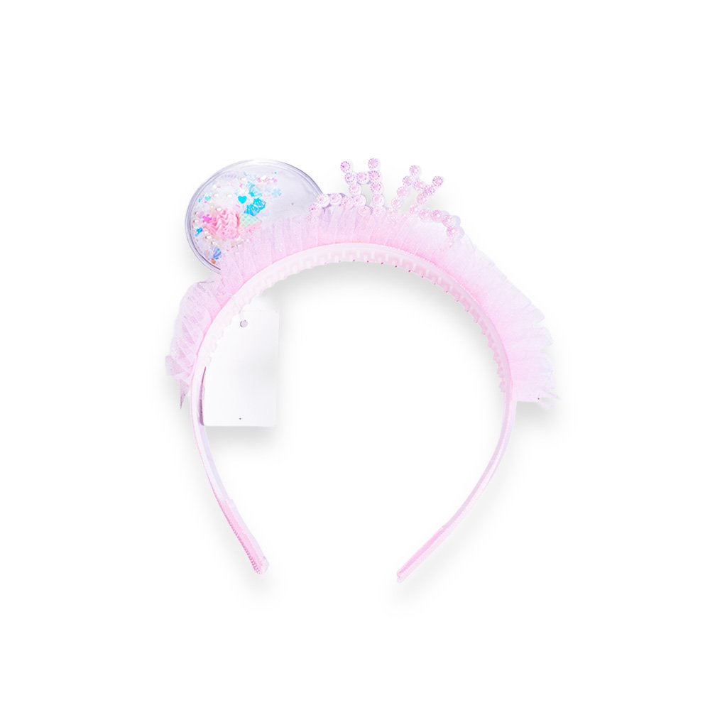 Plastic Bear Ears Headband - Pink