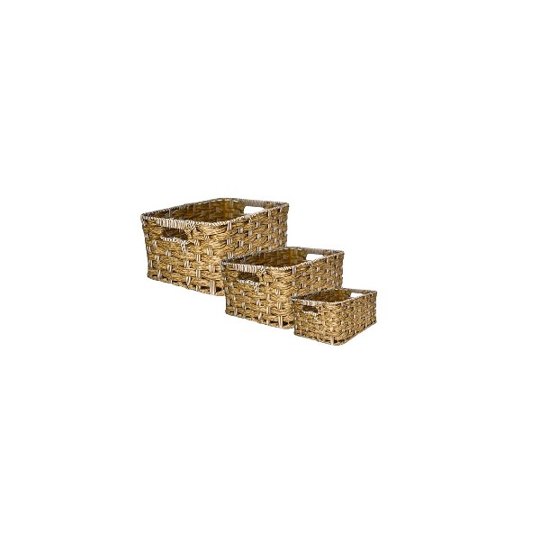 Plastic basket set 3pcs