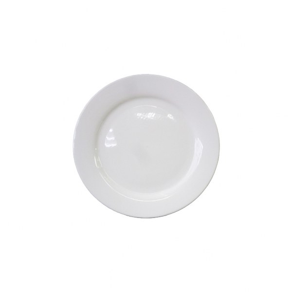 "Ceramic Dinner Plate- White, 10 inches"
