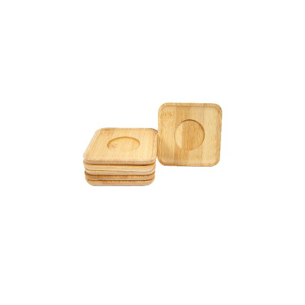 Bamboo cup toast 10cm 6pcs