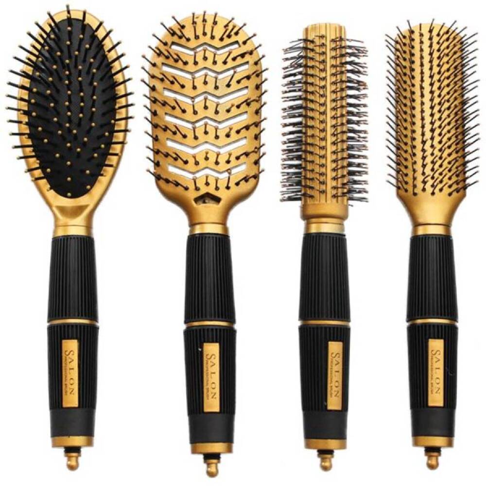 Hairbrush Set with Mixed Bristles
