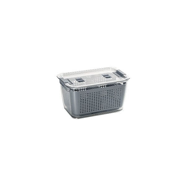 Plastic storage basket 29x18.5x15.5cm