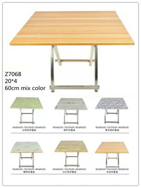 Wooden folding table 60cm