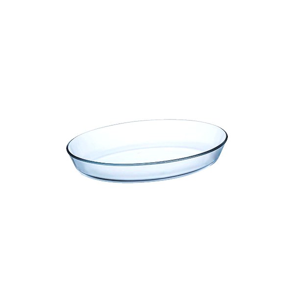 Oval glass oven tray 2L