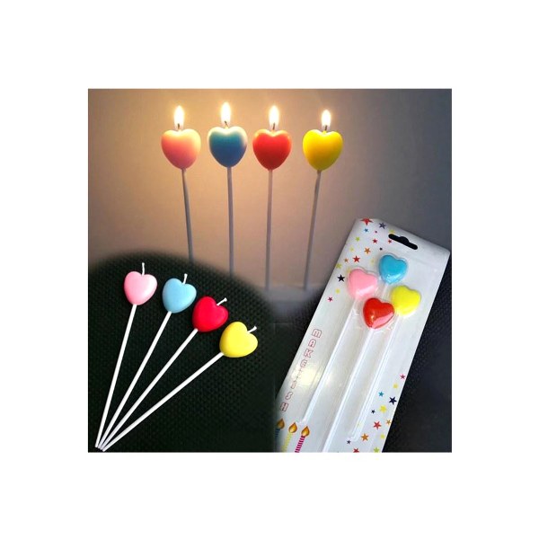 Birthday candles (HEART)