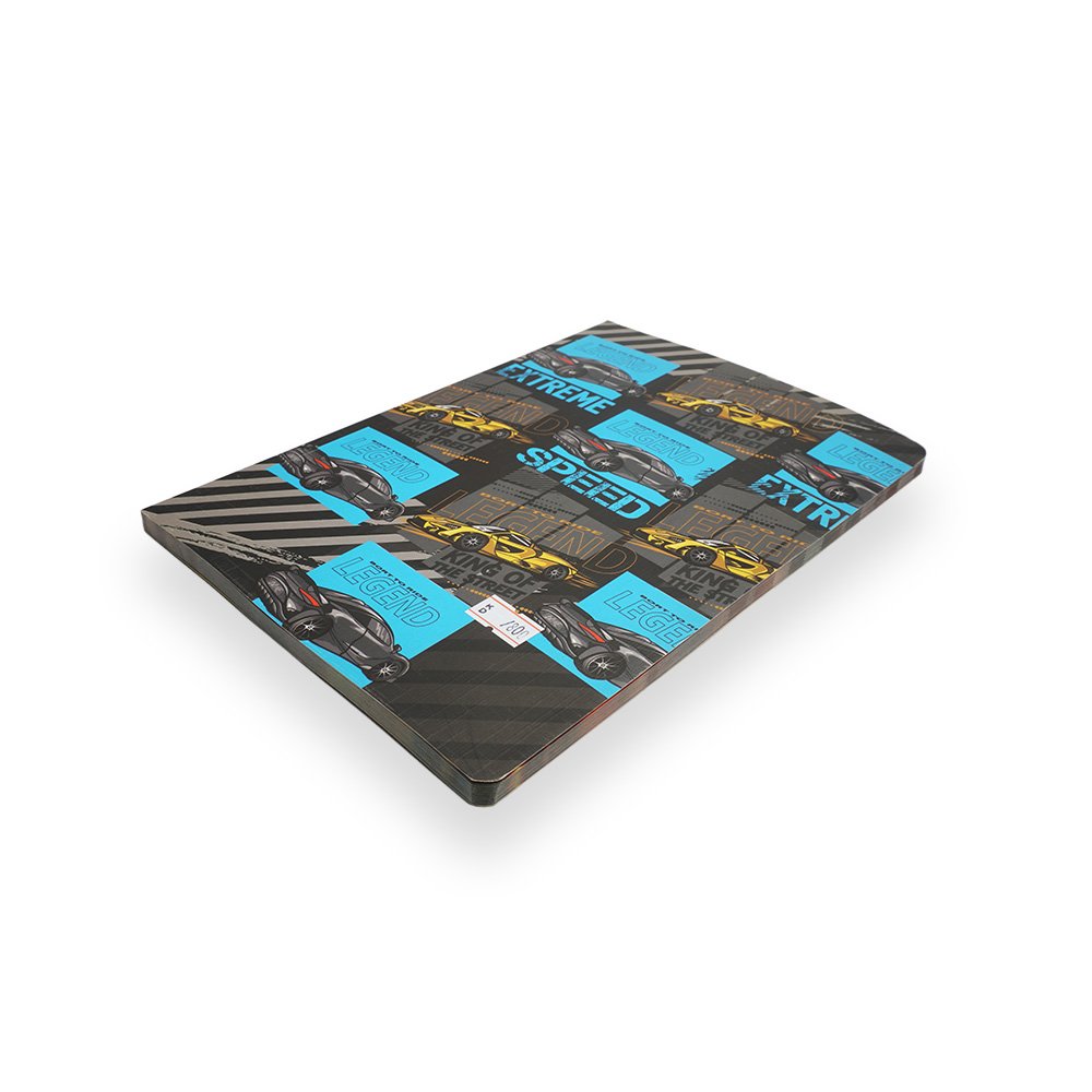 Race Cars English Notebook 80 Sheets