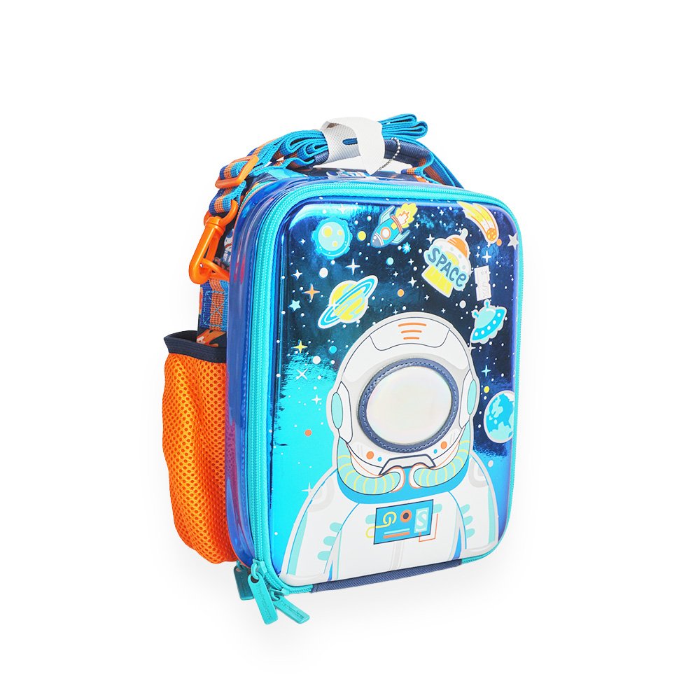 "Space Lunch Bag, Blue"
