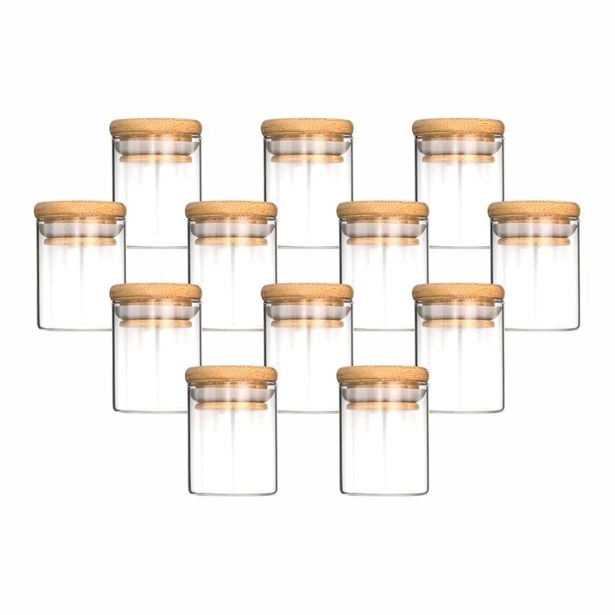 Glass Jar With Wooden Lid- 450Ml