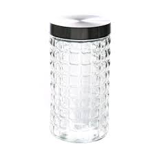 1700ml glass jar with stainles